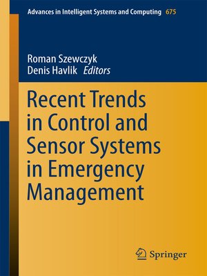 cover image of Recent Trends in Control and Sensor Systems in Emergency Management